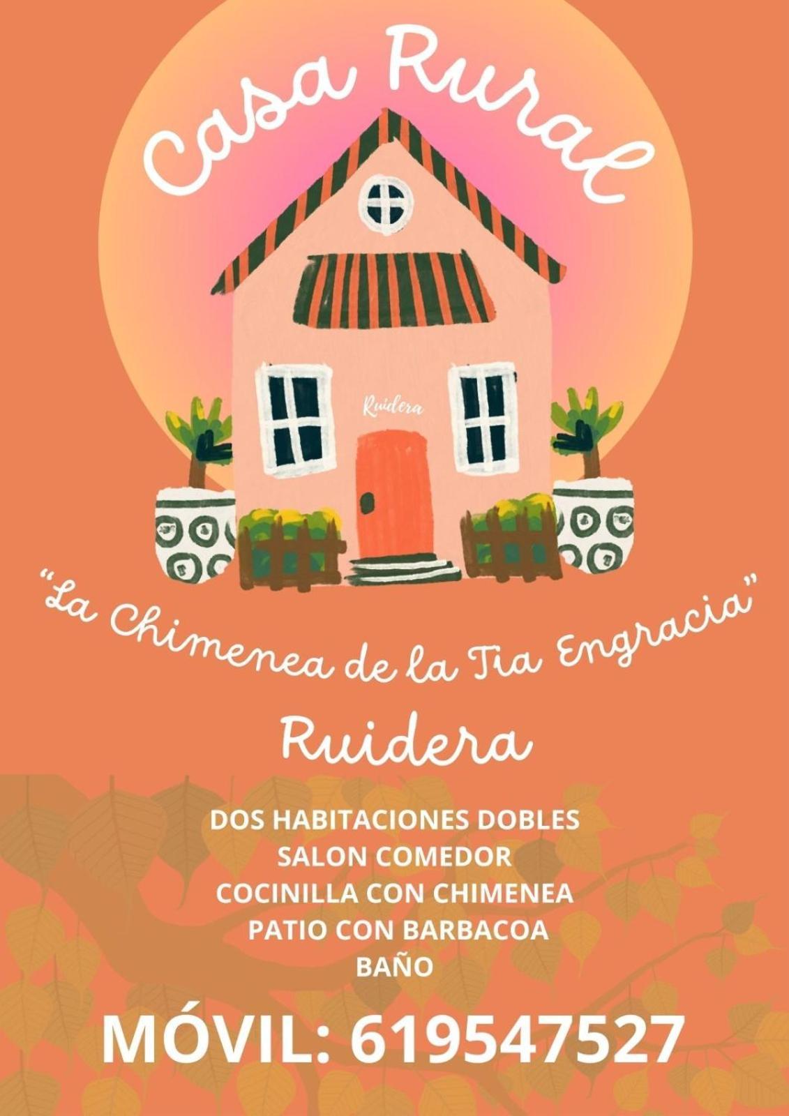 La Chimenea De La Tia Engracia Villa Ruidera Eksteriør billede